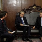 Reunião com presidente do Senado Federal, Renan Calheiros - 07/05/2015